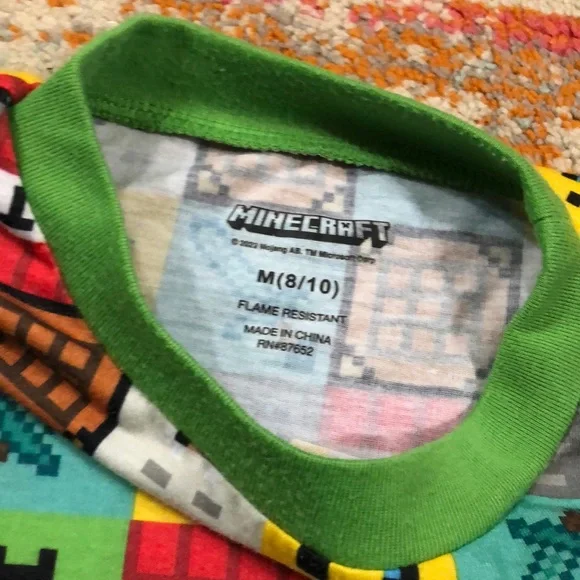 🧜🏼‍♀️3 for $15 item!🧜🏼‍♀️ Minecraft pjs - Picture 3 of 4